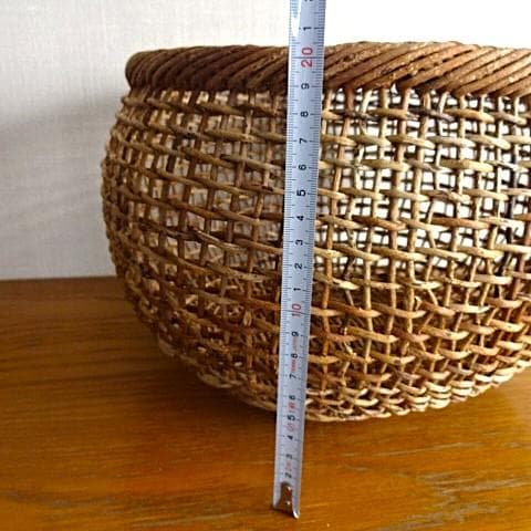 新品 あけびかご 中川原信一 光原社