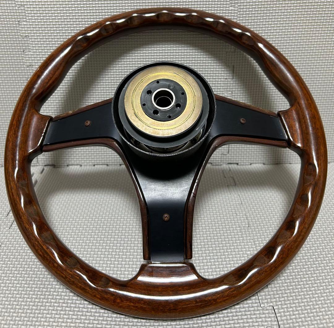 NARDI ナルディ ウッド ステアリング ハンドル 直径約36cm