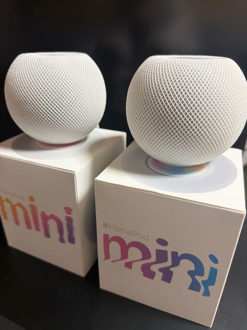 中古美品 Pod mini 2台セット Apple ホームポッド