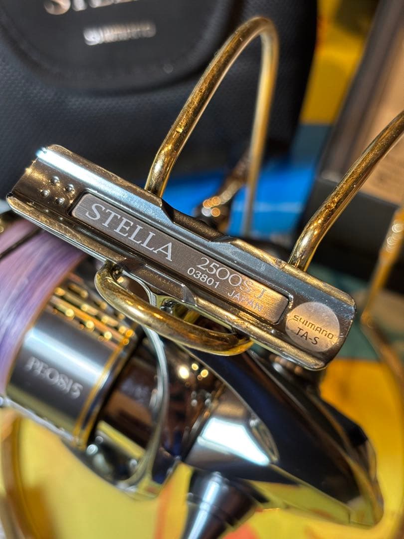 シマノ18 ステラ 2500S 夢屋スプールPE0815 LIVRE ノブ
