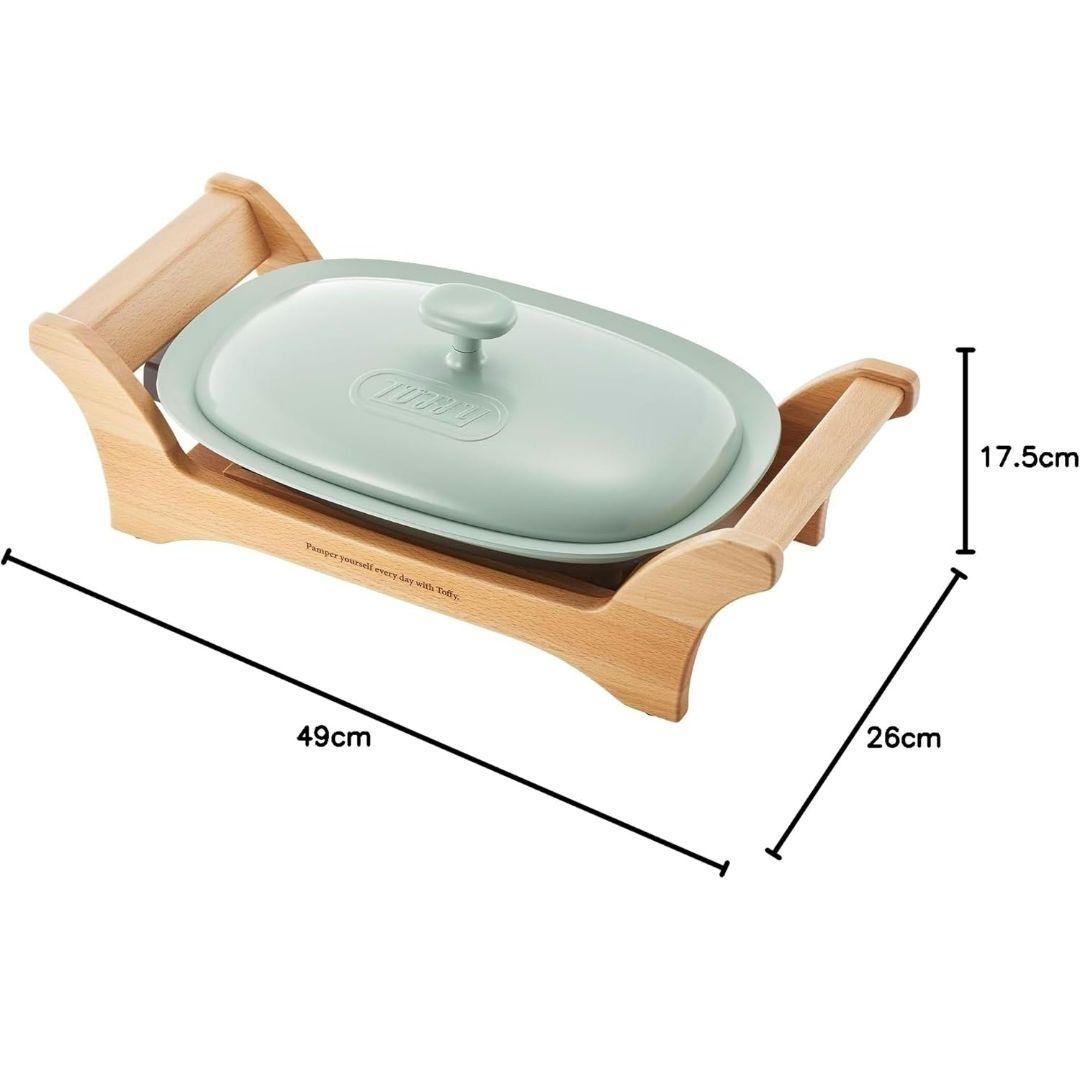 新品★半額　Toffyトフィー オーバルグリルプレート　セラミックホットプレート