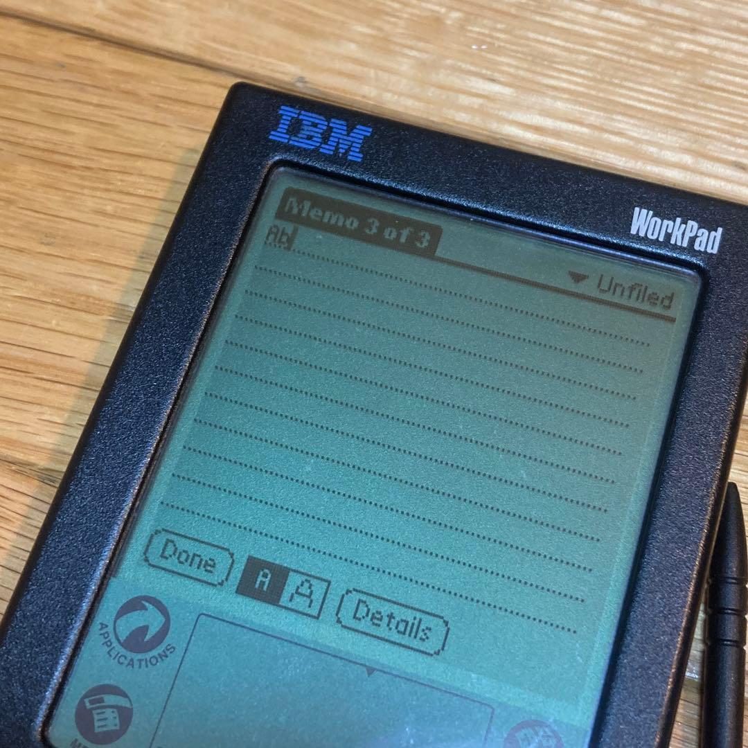 廃盤 IBM 初代 WorkPad ワークパッド PDA レトロ アメリカ製
