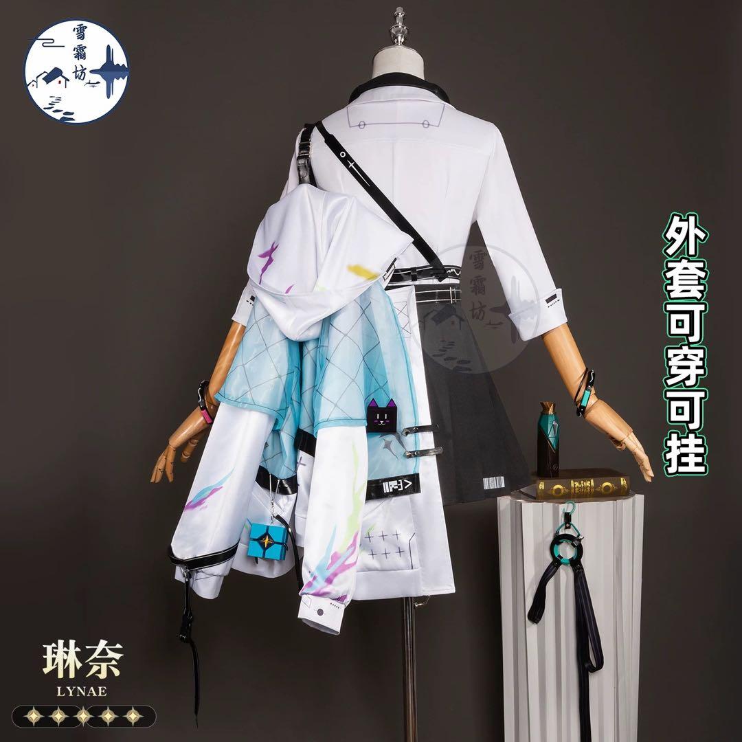 鳴潮　リンネー　コスプレ衣装　ウィッグ　wutheringwave