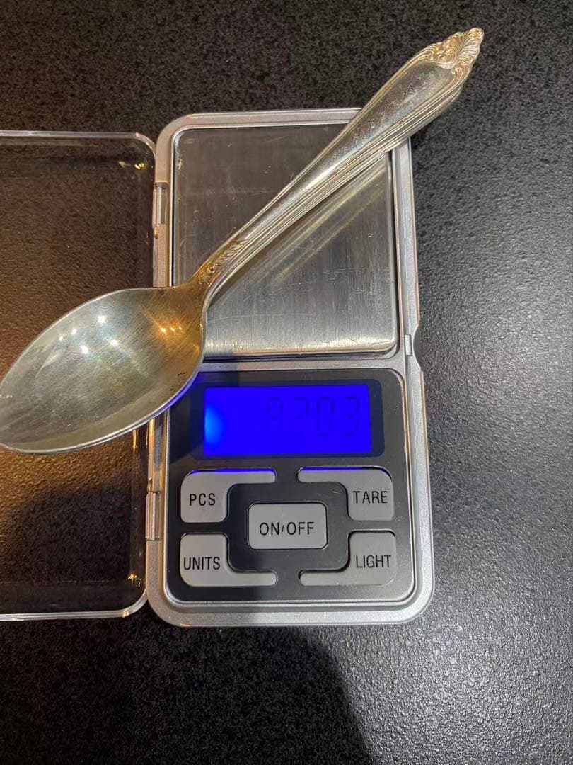 スターリングシルバー アンティークスプーン 3本セット