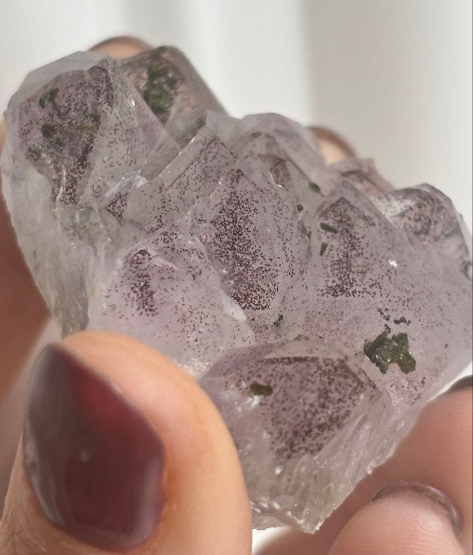 《希少・高品質・全結晶ファントム》メイグー産 花園アメジスト　レピドクロサイト