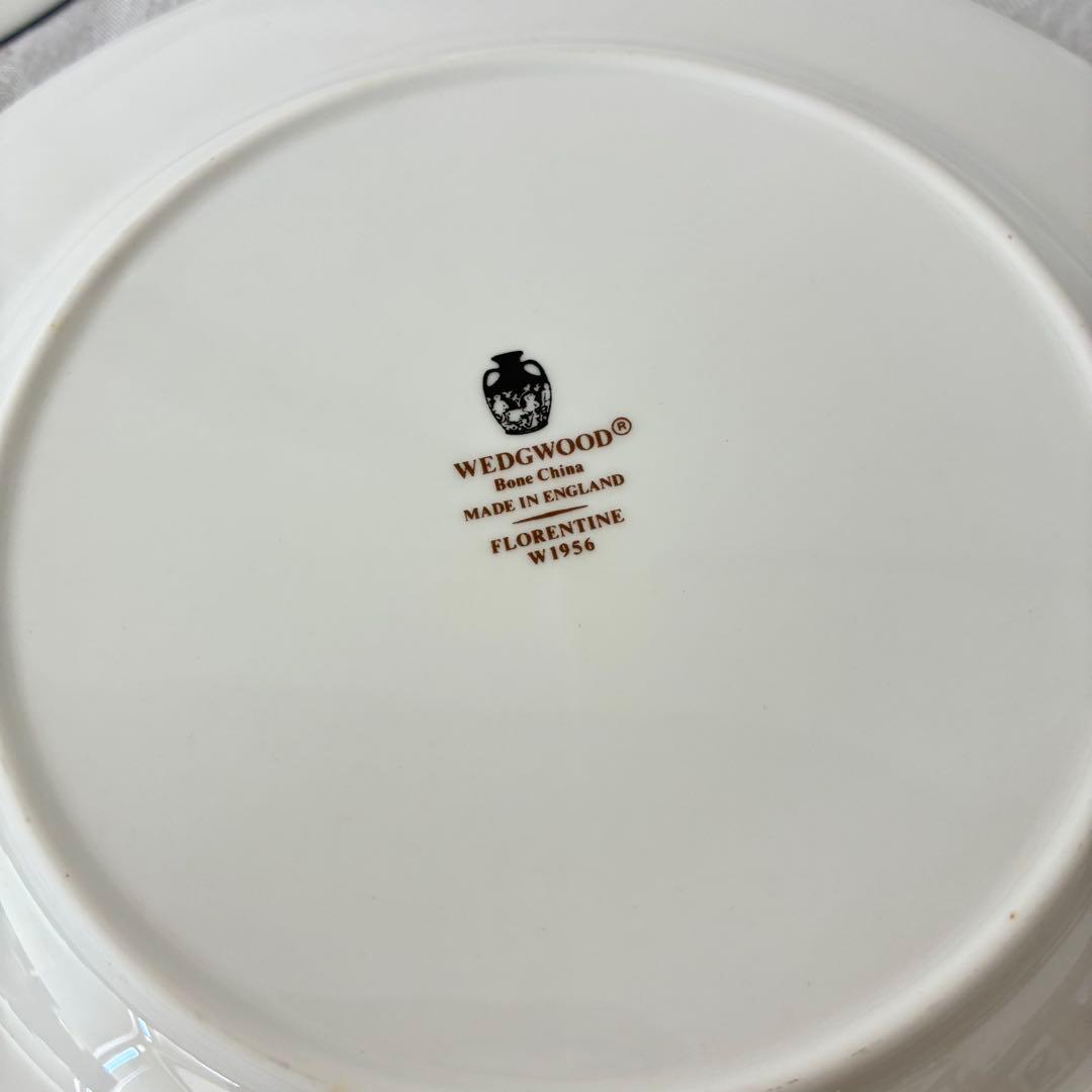 【】フロレンティーン　コバルト　プレート　6枚　20cm