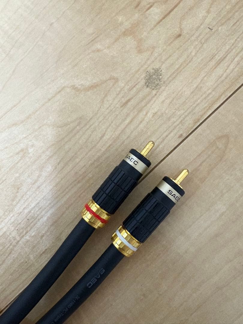 SAEC SL1980インターコネクトケーブル RCA 1.8mペア
