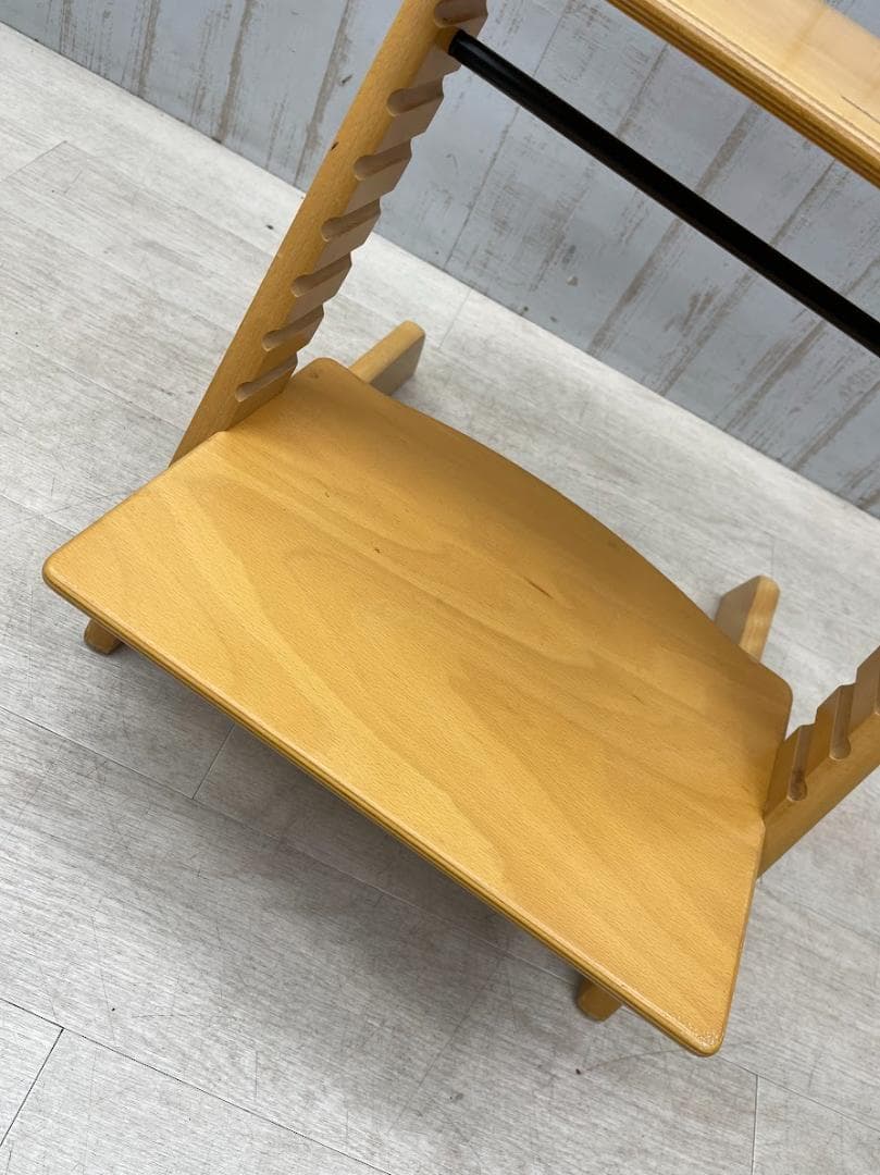 STOKKE TRIPP TRAPP ナチュラル ハイチェア ベビーチェア　2