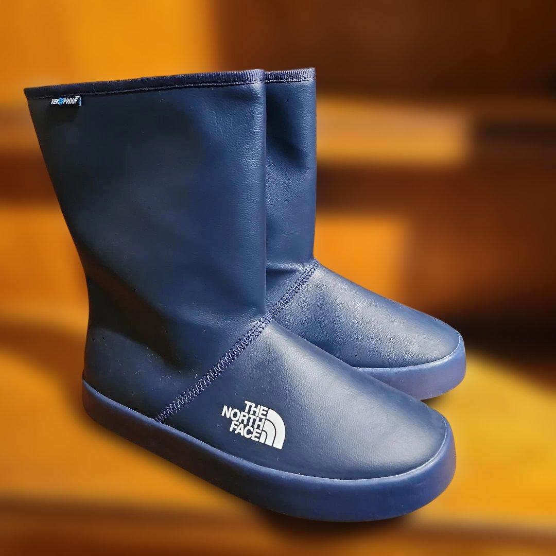 【未使用】THE NORTH FACE ネイビー レインシューズ 25cm