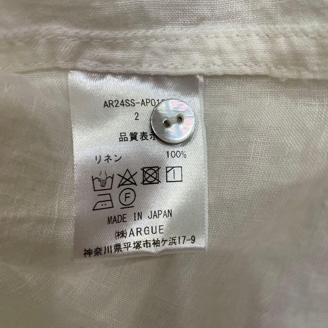 ARGUE ベルギーリネン シャツ BELGIE LINEN SHIRTS