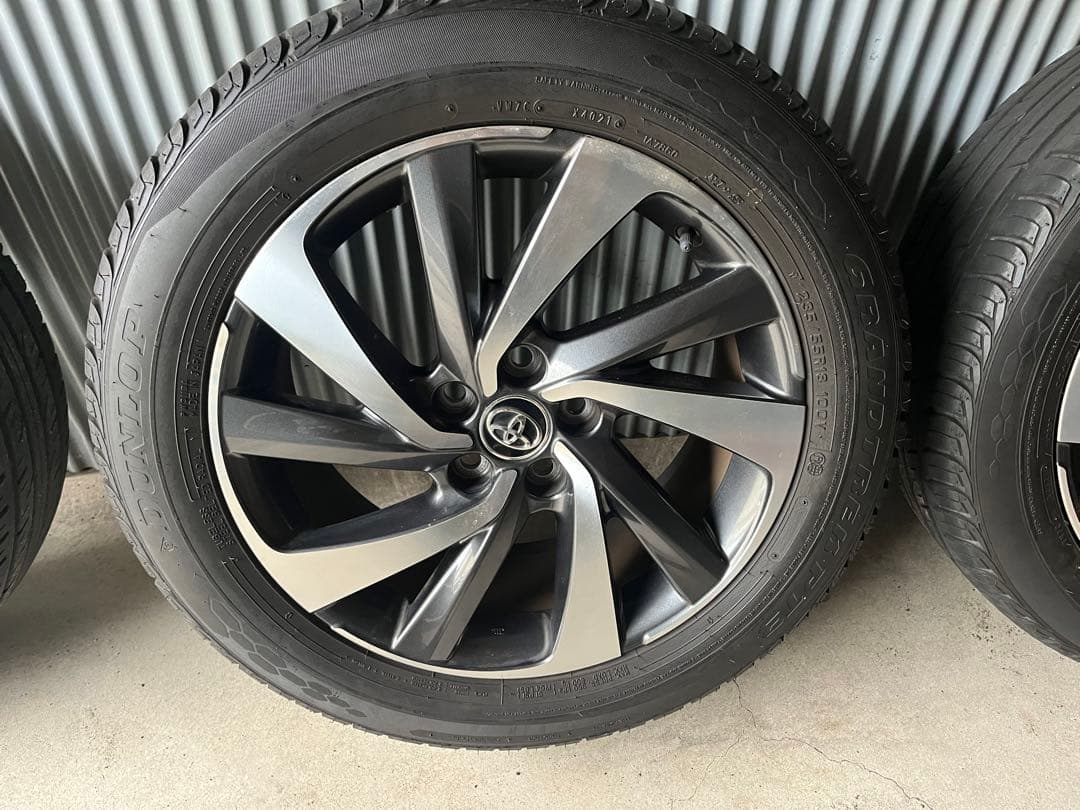 ハリアー60後期ターボ18インチ タイヤ・ホイールセット