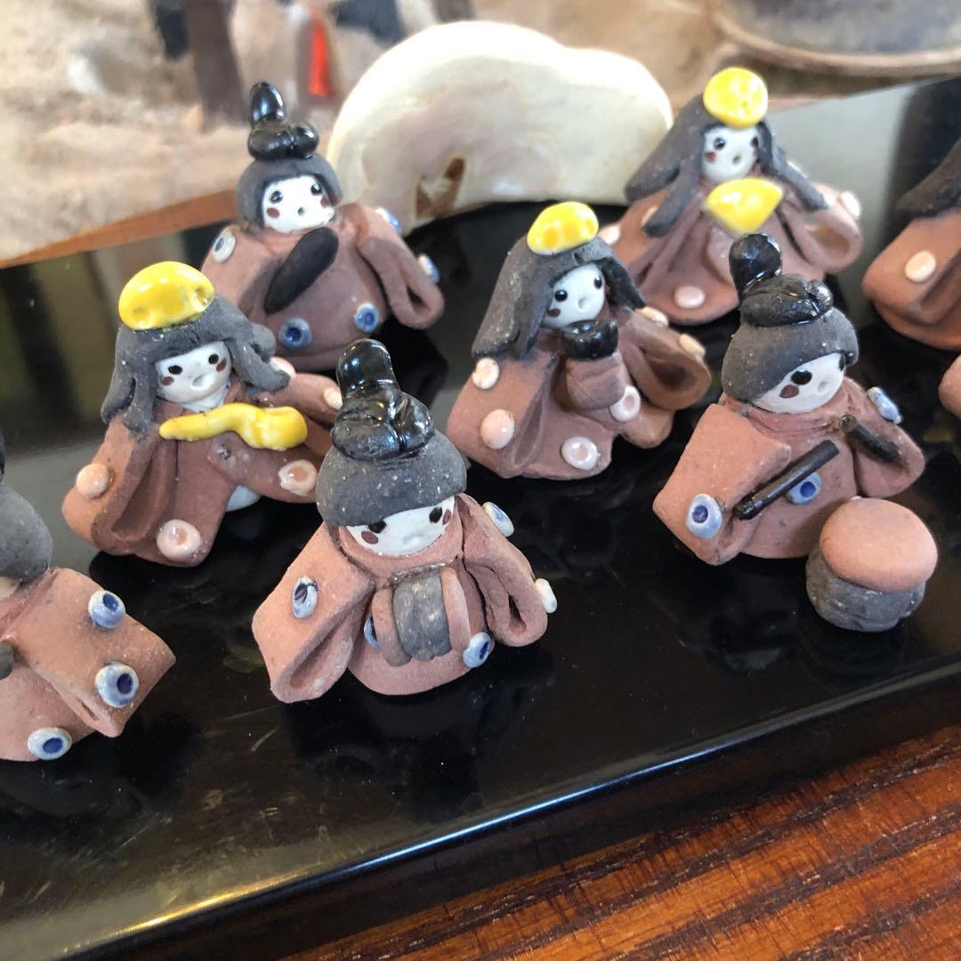手作り陶器雛人形　　10体セット
