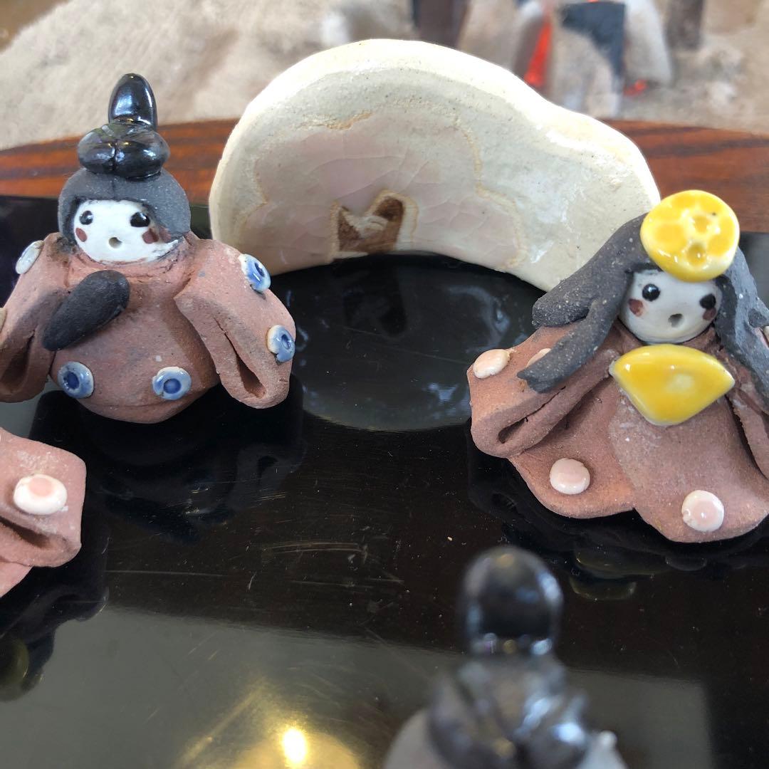 手作り陶器雛人形　　10体セット