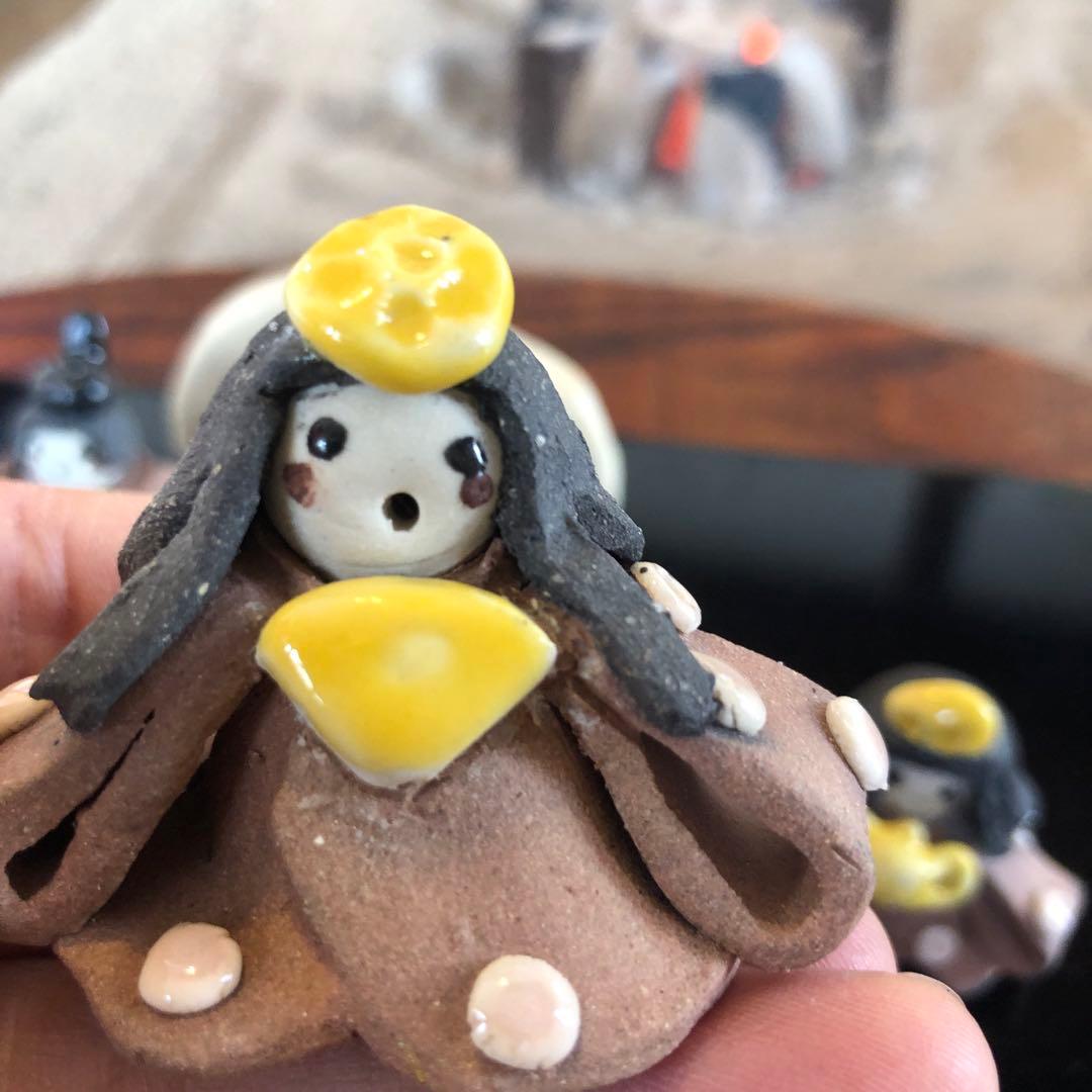 手作り陶器雛人形　　10体セット