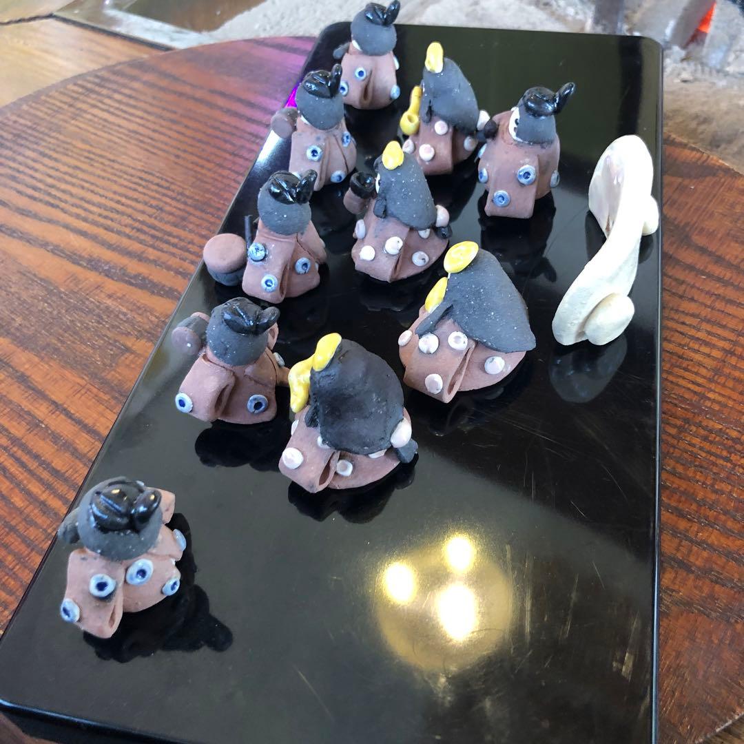 手作り陶器雛人形　　10体セット