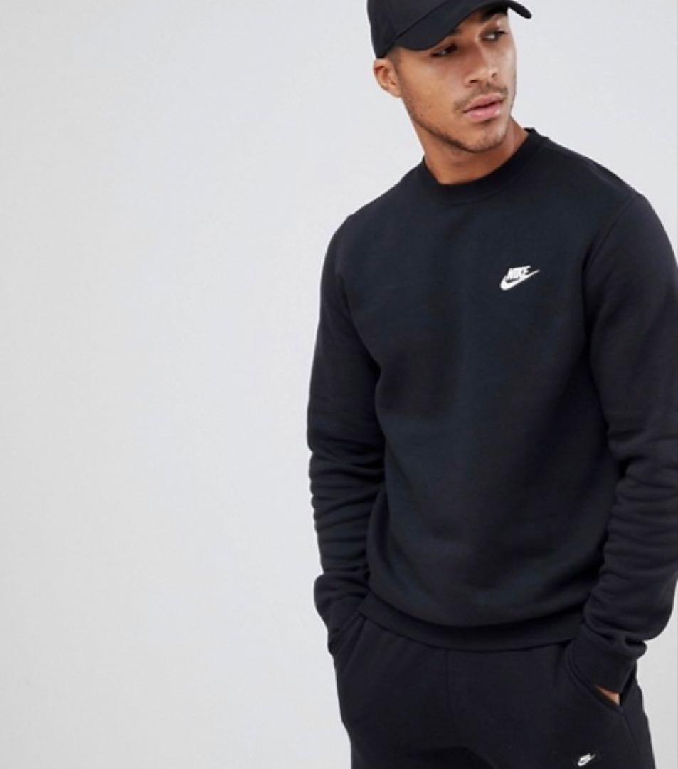 新品 NIKE セットアップ トレーナー&ジョガーパンツ ブラック S 送料無料