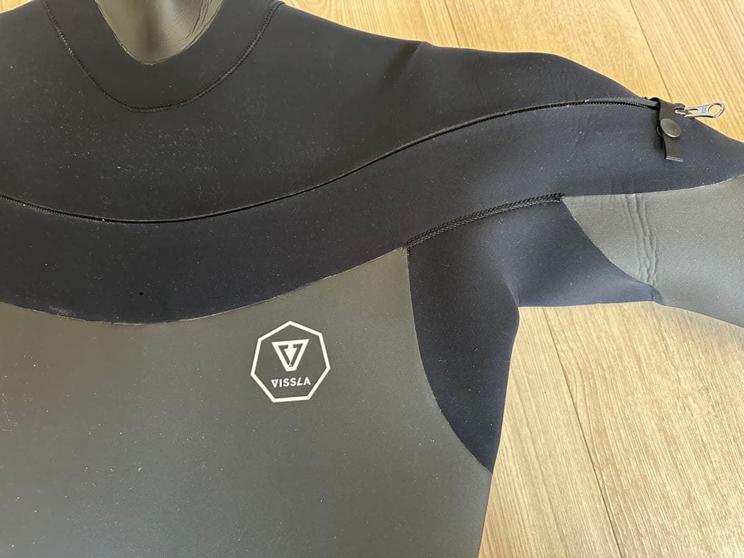 VISSLA 5/3mm セミドライ ECOSEAS起毛 ロングチェストジップ