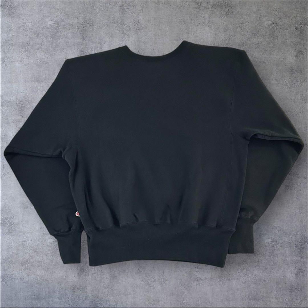 デッドストック 00s Champion リバースウィーブ 目無し ブラック M