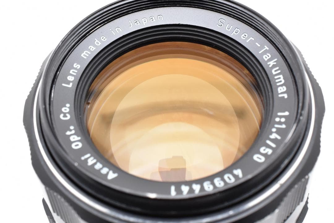 【黄変なし】Super Takumar 50mm F1.4 フード付 C112