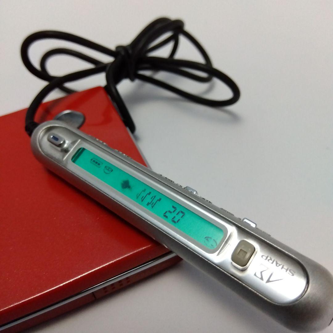 シャープ　ポータブルMDプレイヤー　MD-DS77-R　作動確認済み