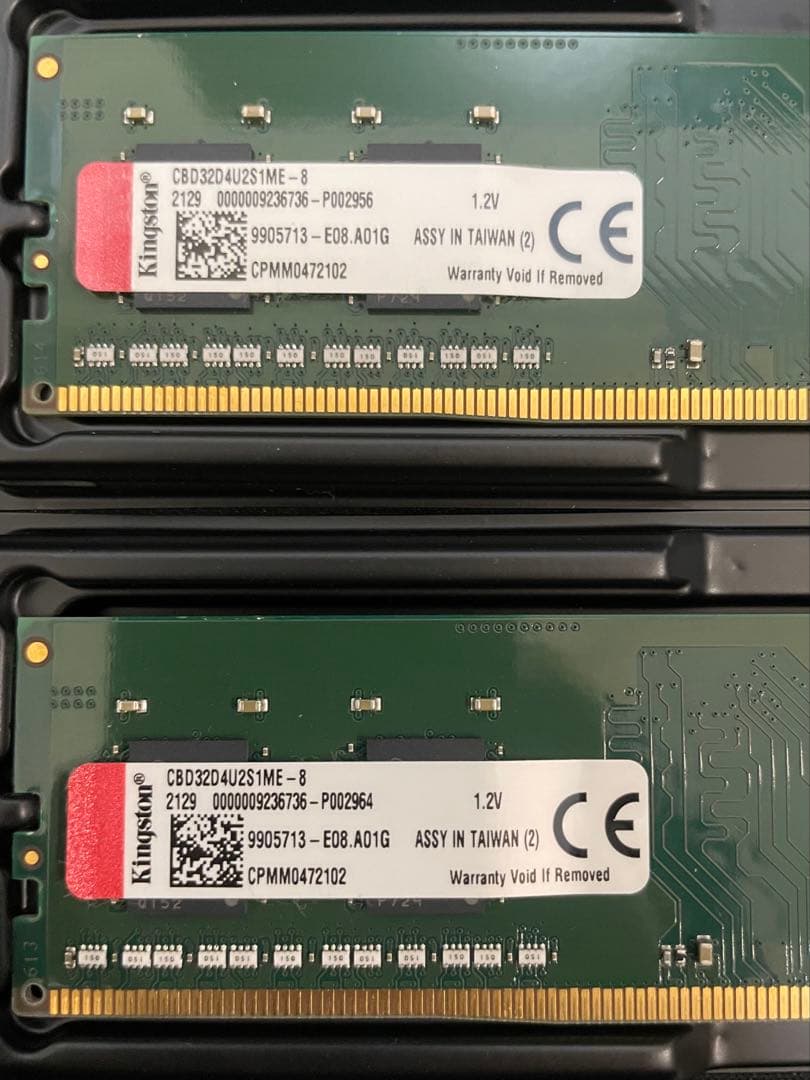 【中古・動作確認済】DDR4 3200MHz 16GB デスクトップ用 メモリ