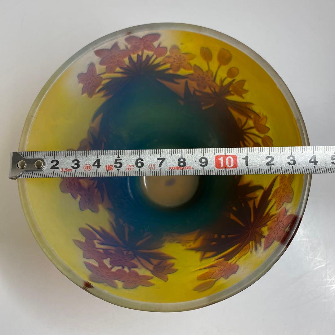 エミールガレ　鵬雲斎　茶碗　共箱　直径14㎝　チコヒ　東な7-0921⭐︎1F