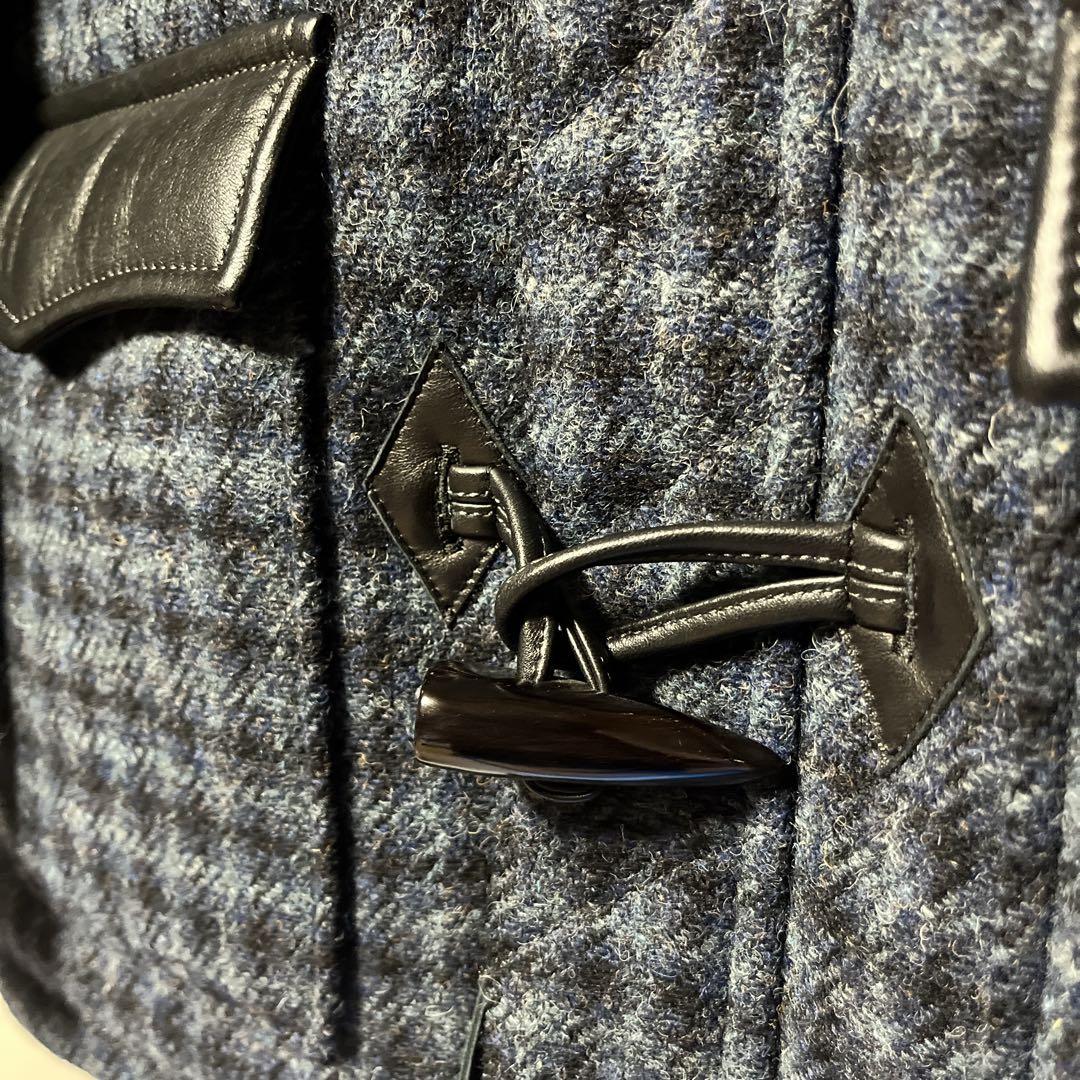 【美品】フラットヘッド／R.J.B × ハリス・ツイードキルティングコート