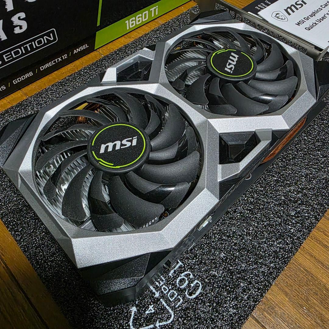 グラフィックボード・グラボ・ビデオカード MSI GeForce GTX1660Ti VENTUS XS 6G OC