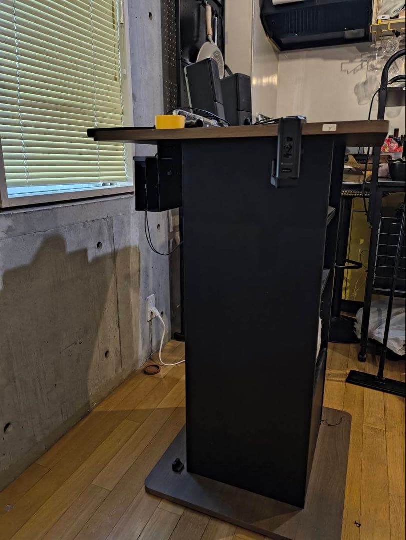 カウンターテーブル KNT-F1600 ブラウン/ブラック