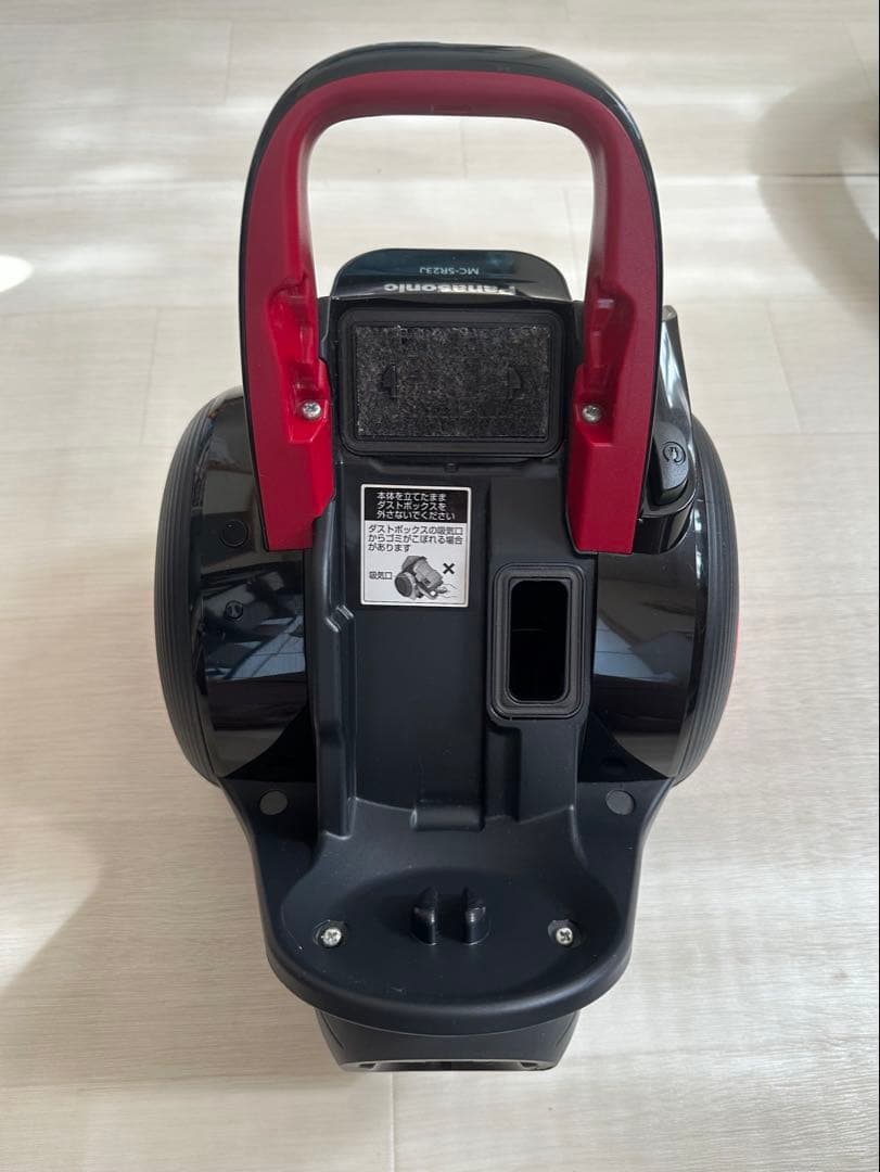 《美品》パナソニック サイクロン式掃除機 レッドブラック MC-SR23J-R