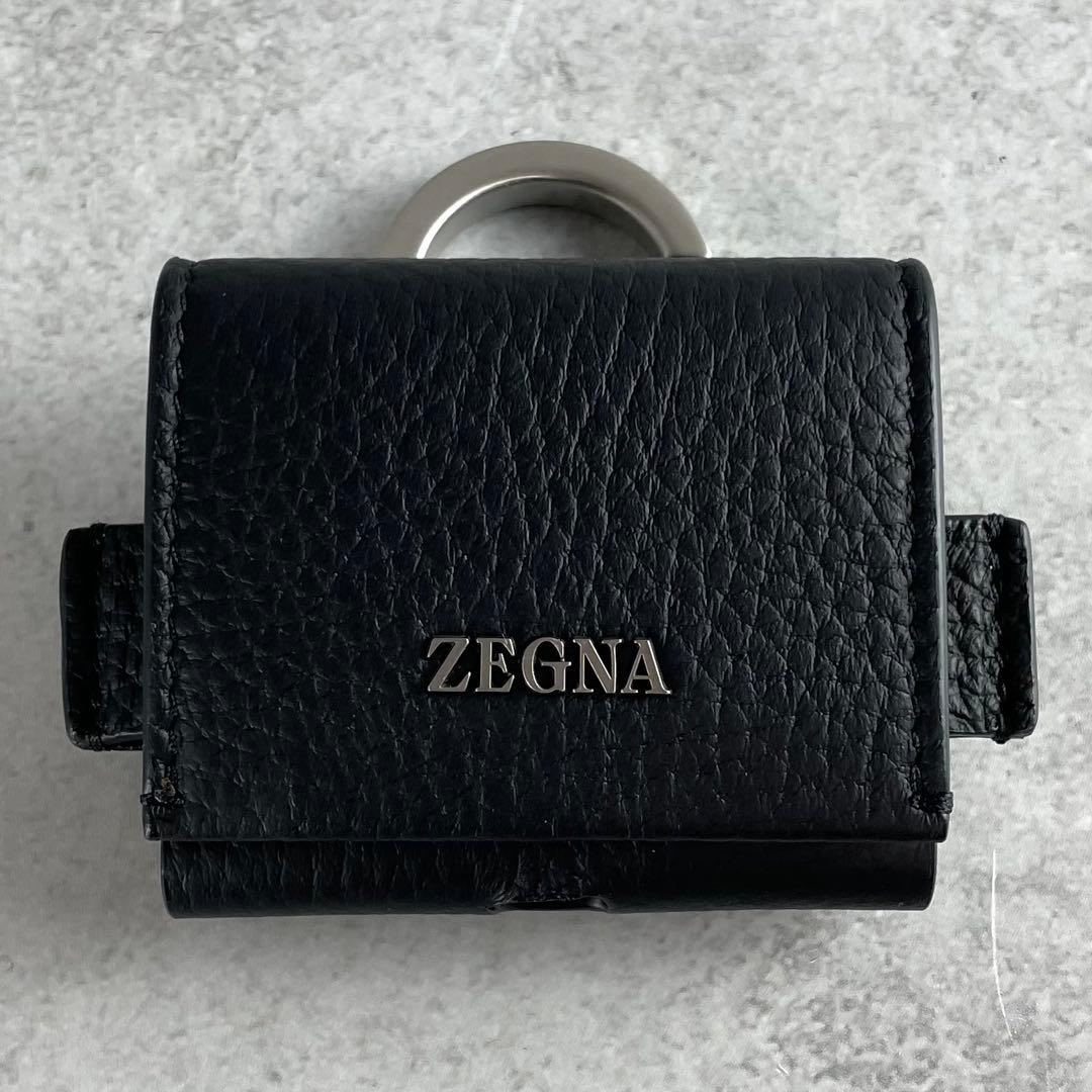 現行/未使用✨ エルメジルドゼニア エアポッズケース ディアスキン ブラック