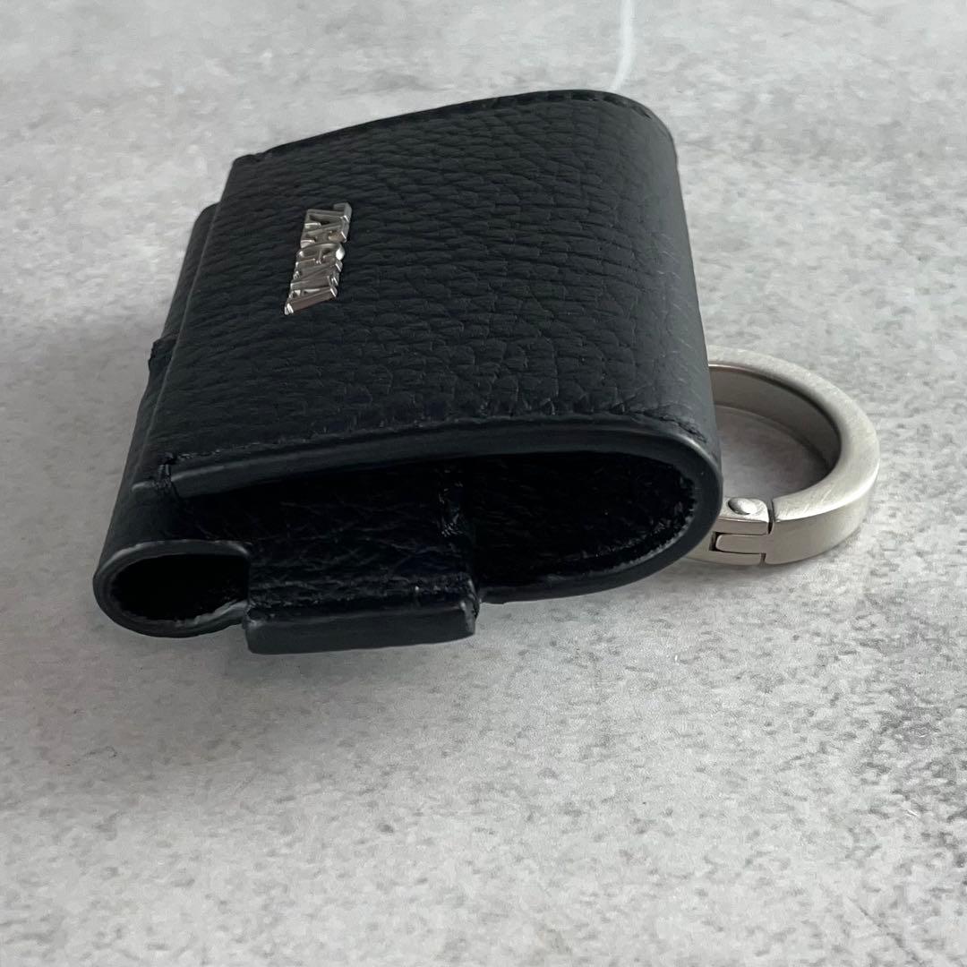 現行/未使用✨ エルメジルドゼニア エアポッズケース ディアスキン ブラック