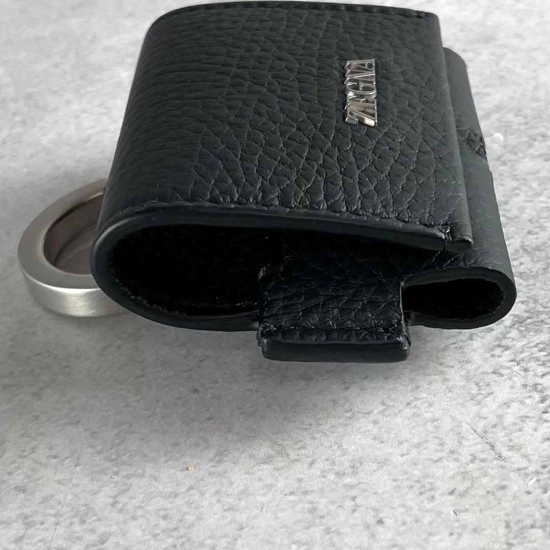 現行/未使用✨ エルメジルドゼニア エアポッズケース ディアスキン ブラック