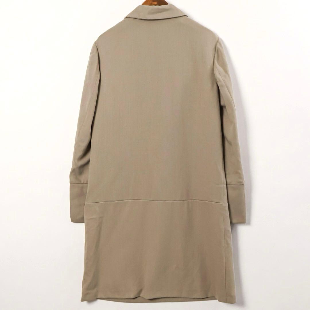 H3900◾️ヴィンテージ フェンディ　ウール100% シャツワンピース