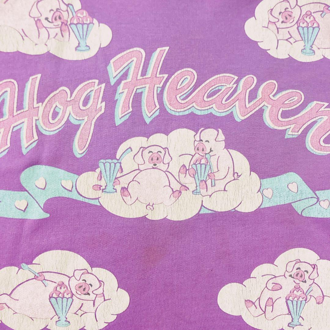 ♡ブタさんスウェット spumoni系 USAレトロファンシー古着 spank♡