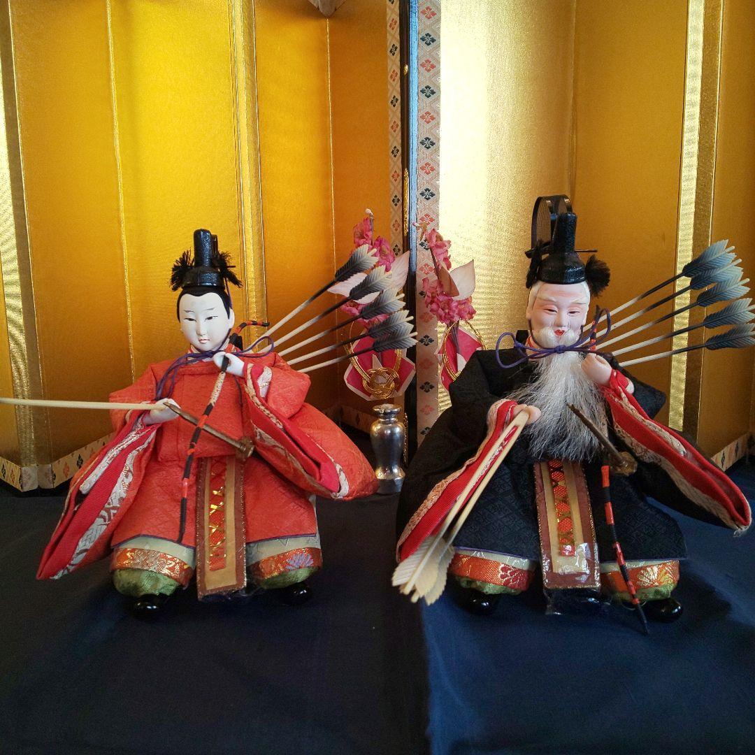 お雛様 ひな人形 雛祭り 五人囃子 三人官女 仕丁 随身 小道具付