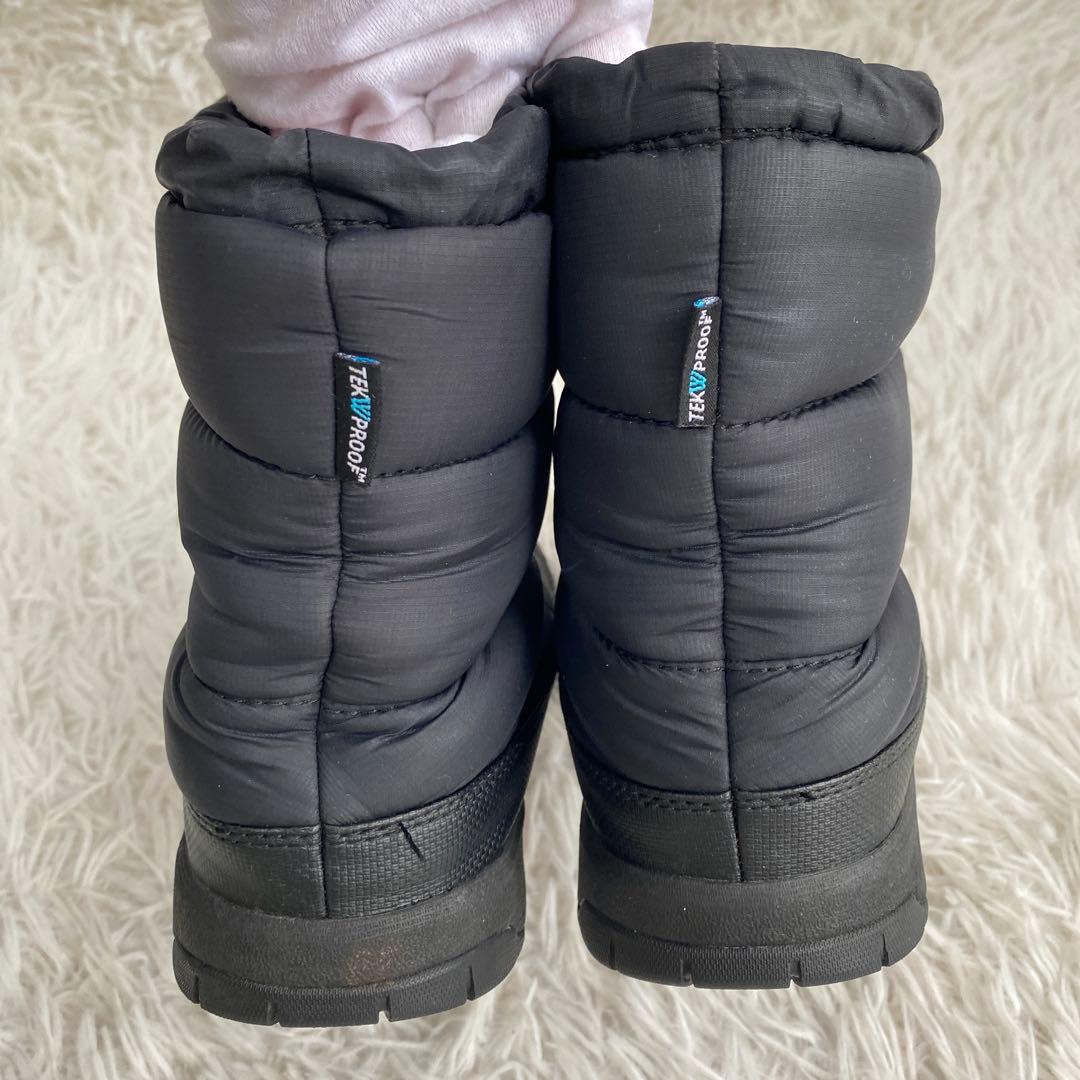 ノースフェイス　スノーブーツ　ヌプシ　ブーティ　ブラック　レッド　23