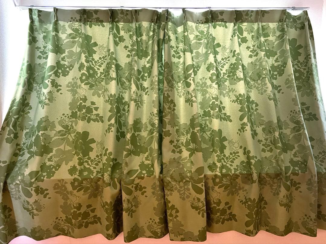 スミノエ 遮光カーテン イーブイズ 100×135cm 2枚入り 美品