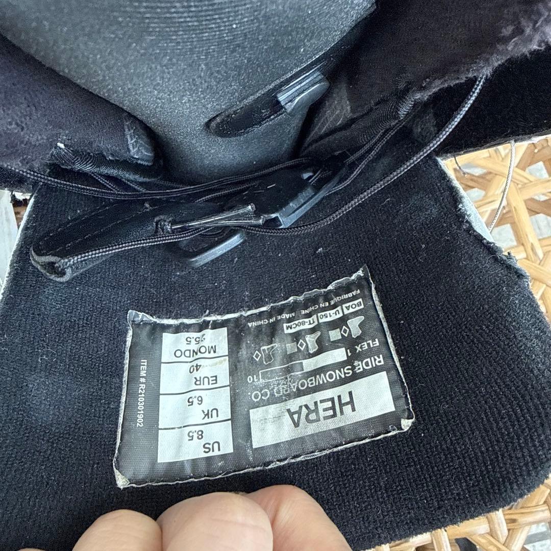 RIDE ホワイト スノーボードブーツ スノボ　ブーツ　BOA 白