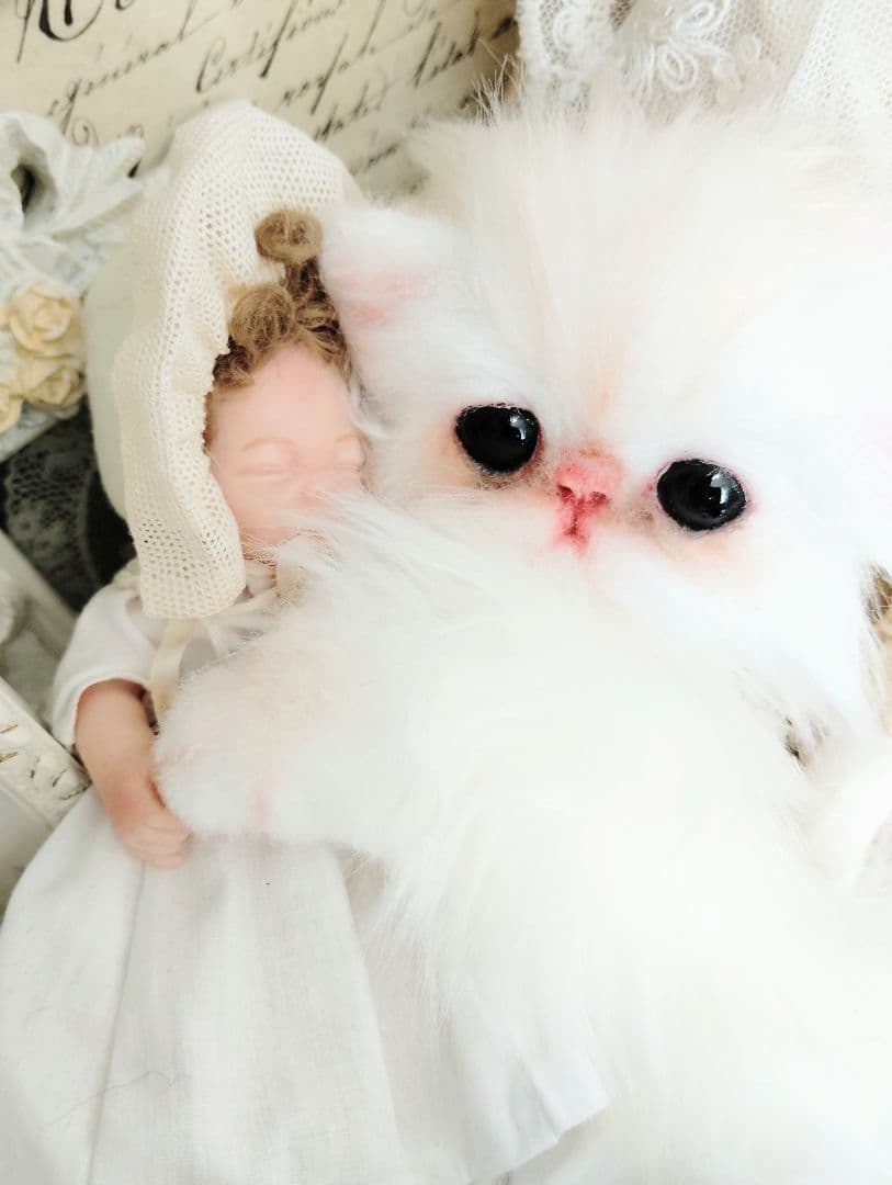 エキゾチック♡子猫のぷんちゃん♡アートドール♡ぬいぐるみ♡