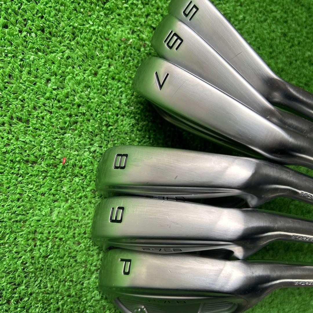 美品❗️P7CB アイアンセット 5〜P 6本　モーダス105 S