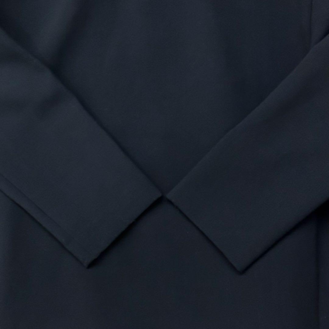 週末限定❣️未使用級✨YOKO CHAN バックティアード パールブラウス 38紺