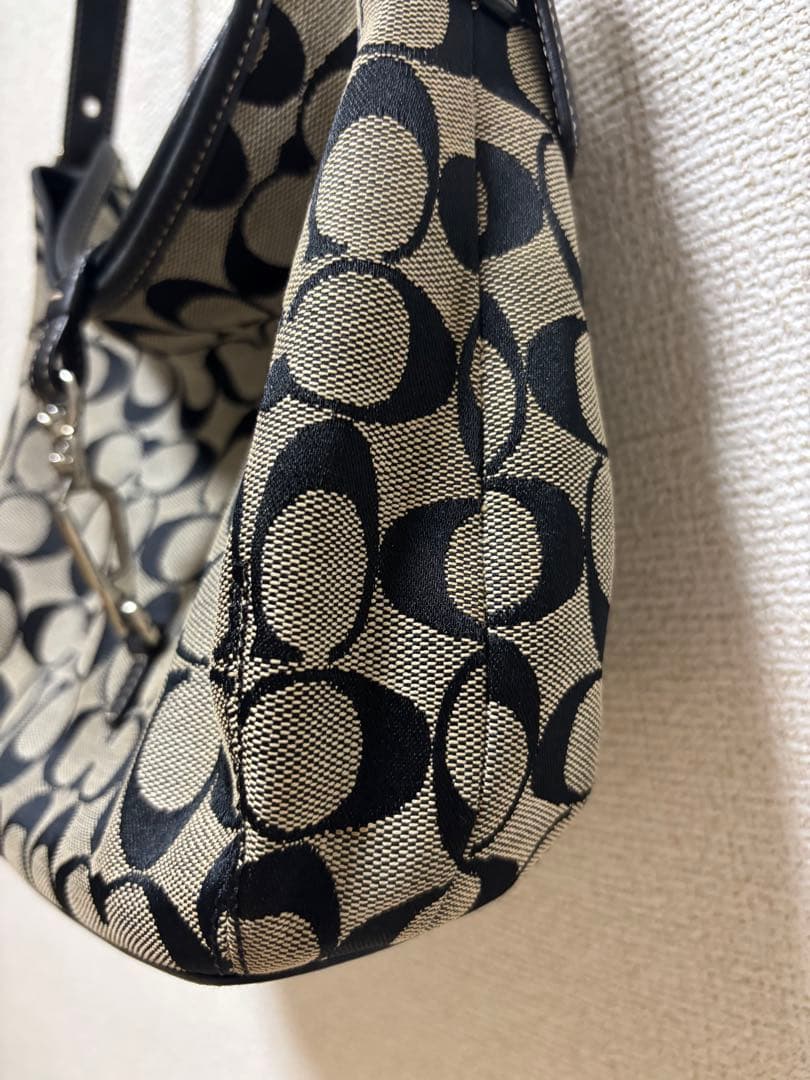 【美品】Coach シグネチャー ワンショルダーバッグ