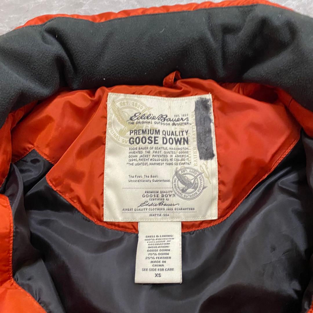 00s Eddie bauer 短丈 down puffer jacket 肉厚