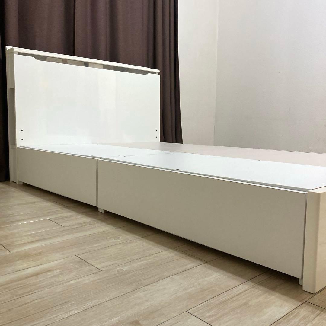 【自社配送エリア限定販売】ニトリ/多機能セミダブルサイズベッドフレーム②