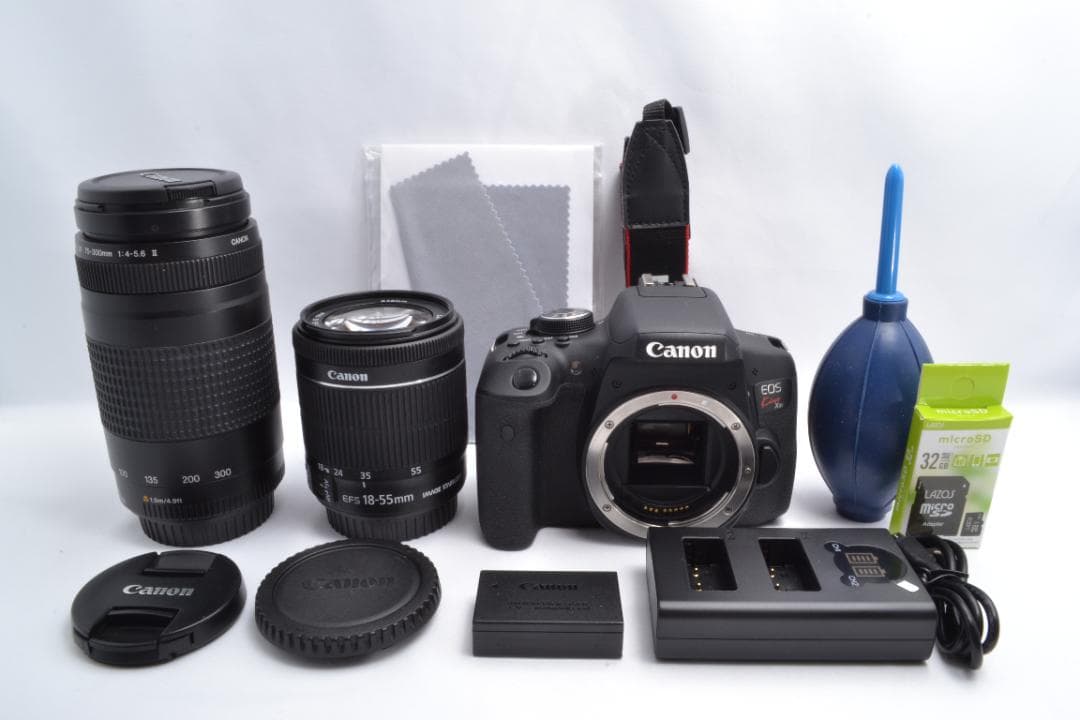 美品⭐Canon Kiss X8i⭐ダブルズームセット⭐Wi-Fi機能搭載⭐