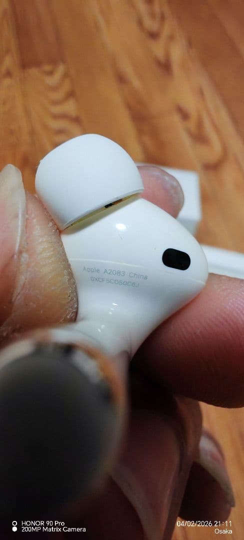 AirPods 本体 ホワイト完璧なプロセス