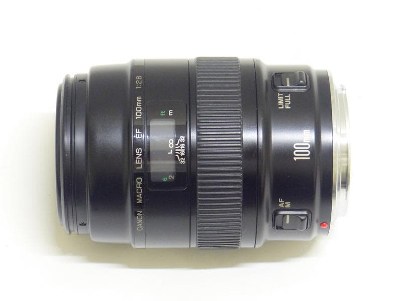 【1937】美品 キャノン EF 100mm F2.8 macro 単焦点レンズ