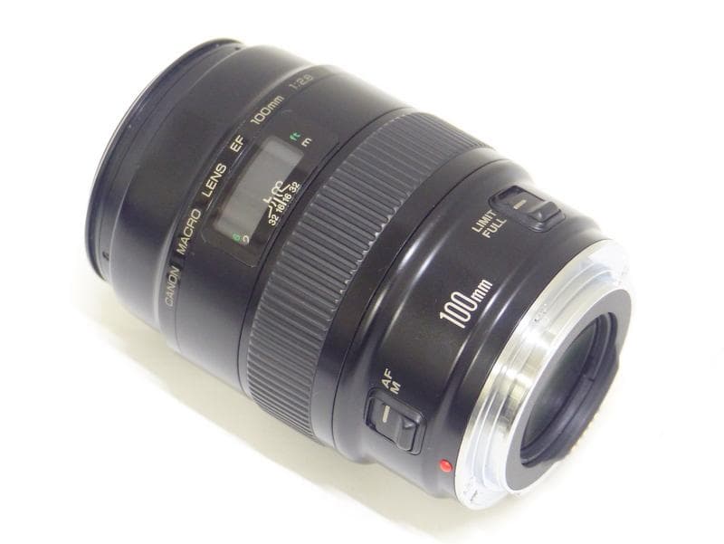 【1937】美品 キャノン EF 100mm F2.8 macro 単焦点レンズ