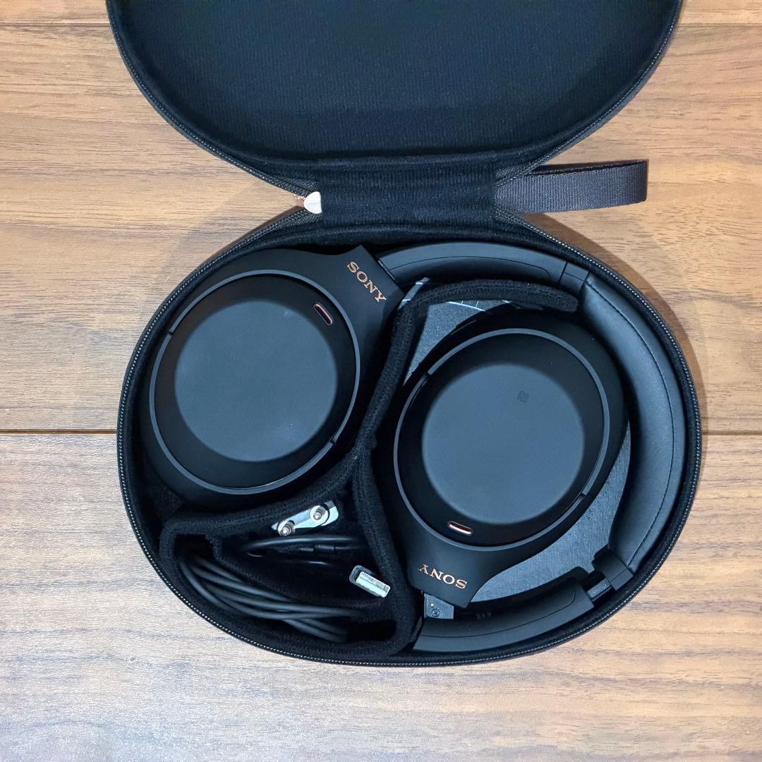 SONY WH-1000XM4 ブラック ワイヤレスヘッドホン 美品